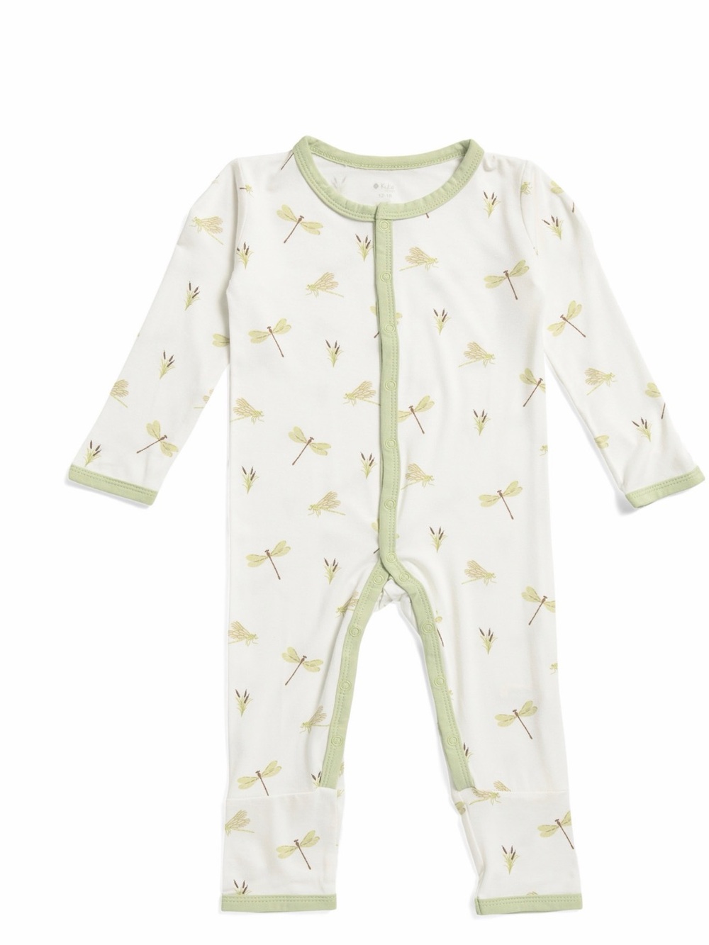 Kyte BABY Dragonfly Print Long-Sleep Snap Romper NWT/NIB